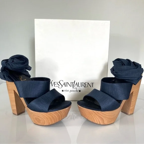 AUTHENTIC YSL PLATFORMS - Picture 4 of 12